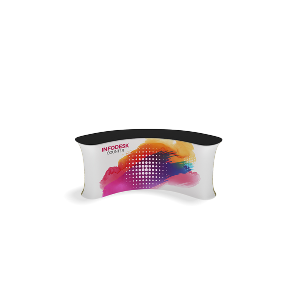 Counter Curvo Promocional WaveLine counters InfoDesk concave - 03CI