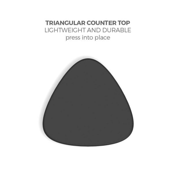Brandcusi triangular counter
