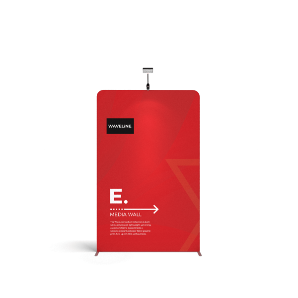 El WaveLine Media Display Wall E Ferias comerciales