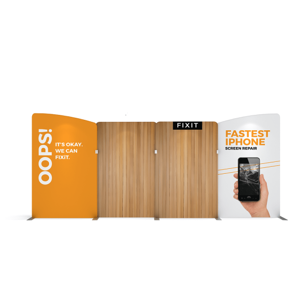 Tension Fabric Display Kits 20ft WLMAEEA-KG-01 Stands para Exposiciones