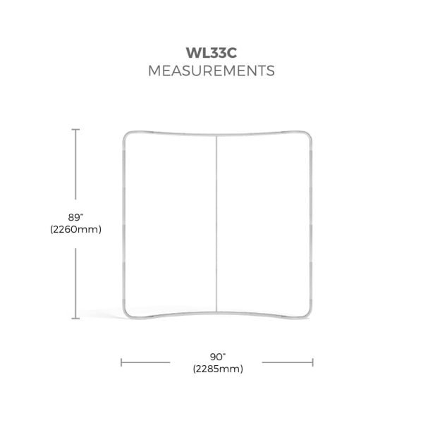 WaveLine Display 8ft Curve