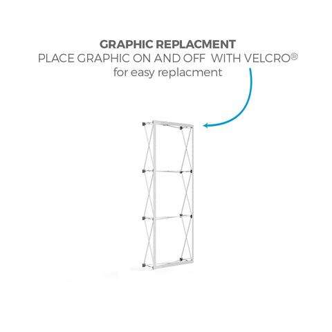 OneFabric 3 ft Straight Pop-up Display - Image 9