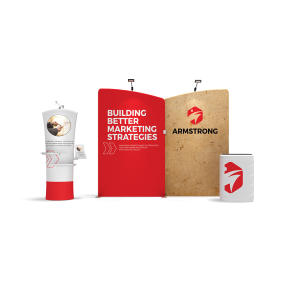 10' Portable Tension fabric booth displays for trade shows