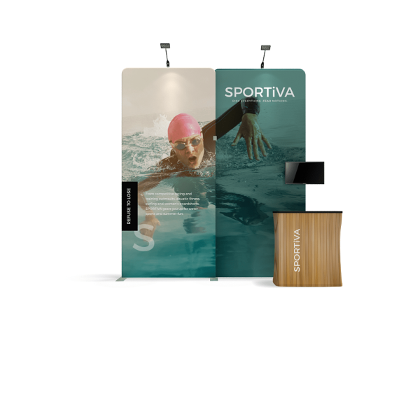 10x10 trade show display