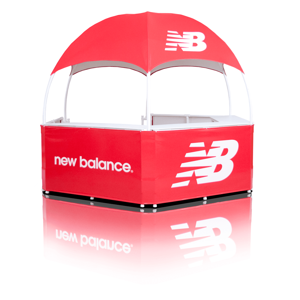 New-Balance outdoor kiosk