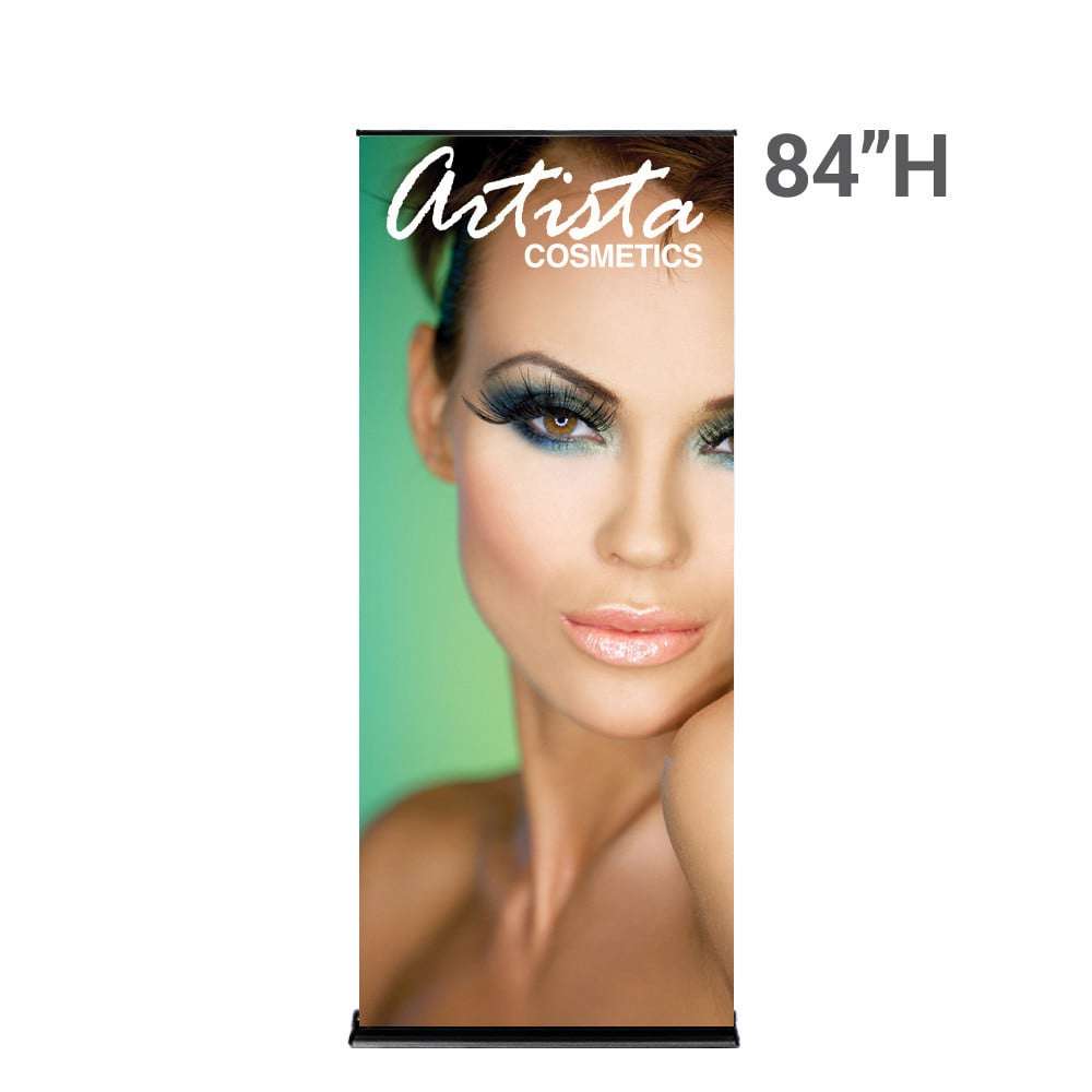 36 In. Retractable Banner Stand SilverStep