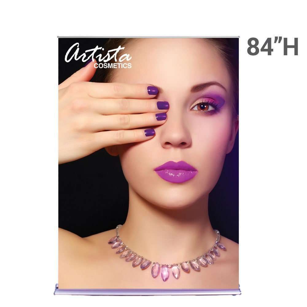 60 In. Wide Banner Stand SilverStep