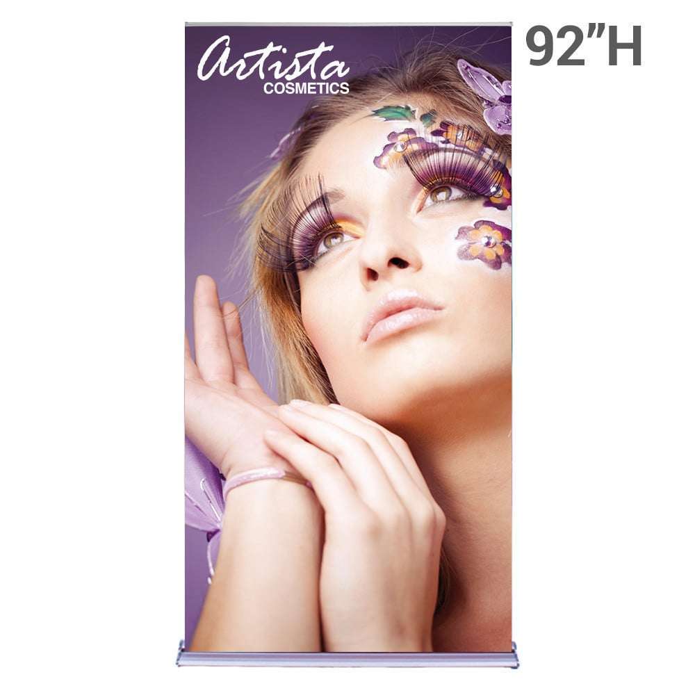 48 In. Pull Up Banner Stand SilverStep®