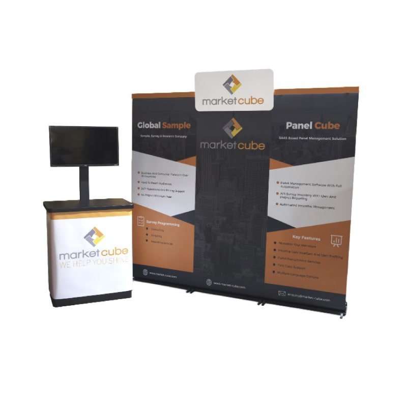 Tiger Link linkable banner stands