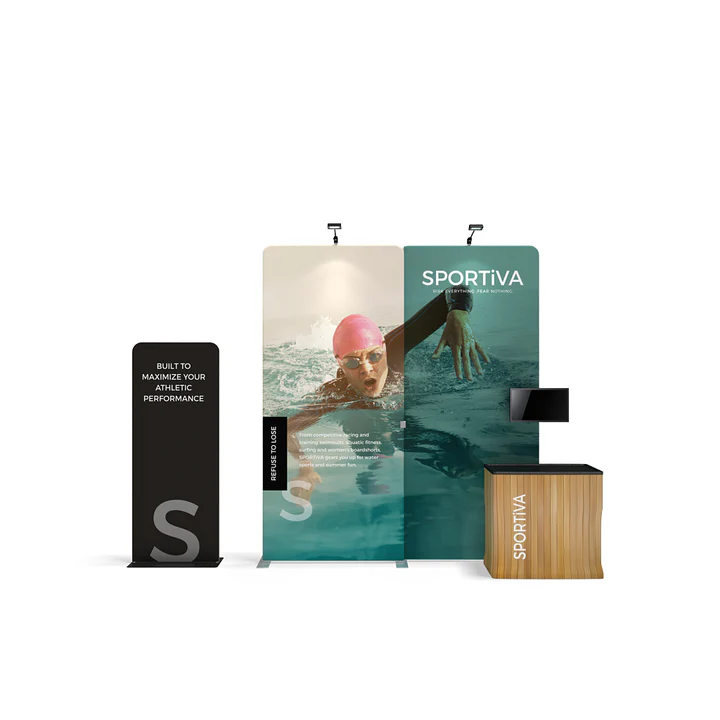 Travel Lighter, Showcase Bigger: Portable Displays for Trade Show WLMII-KG-05