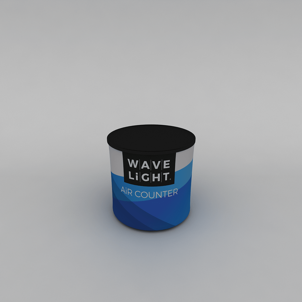 WaveLight LED Circular Inflatable Trade Show Counter