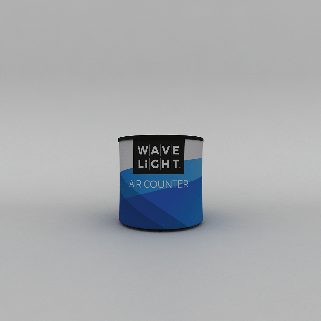 WaveLight LED Circular Inflatable Trade Show Counter