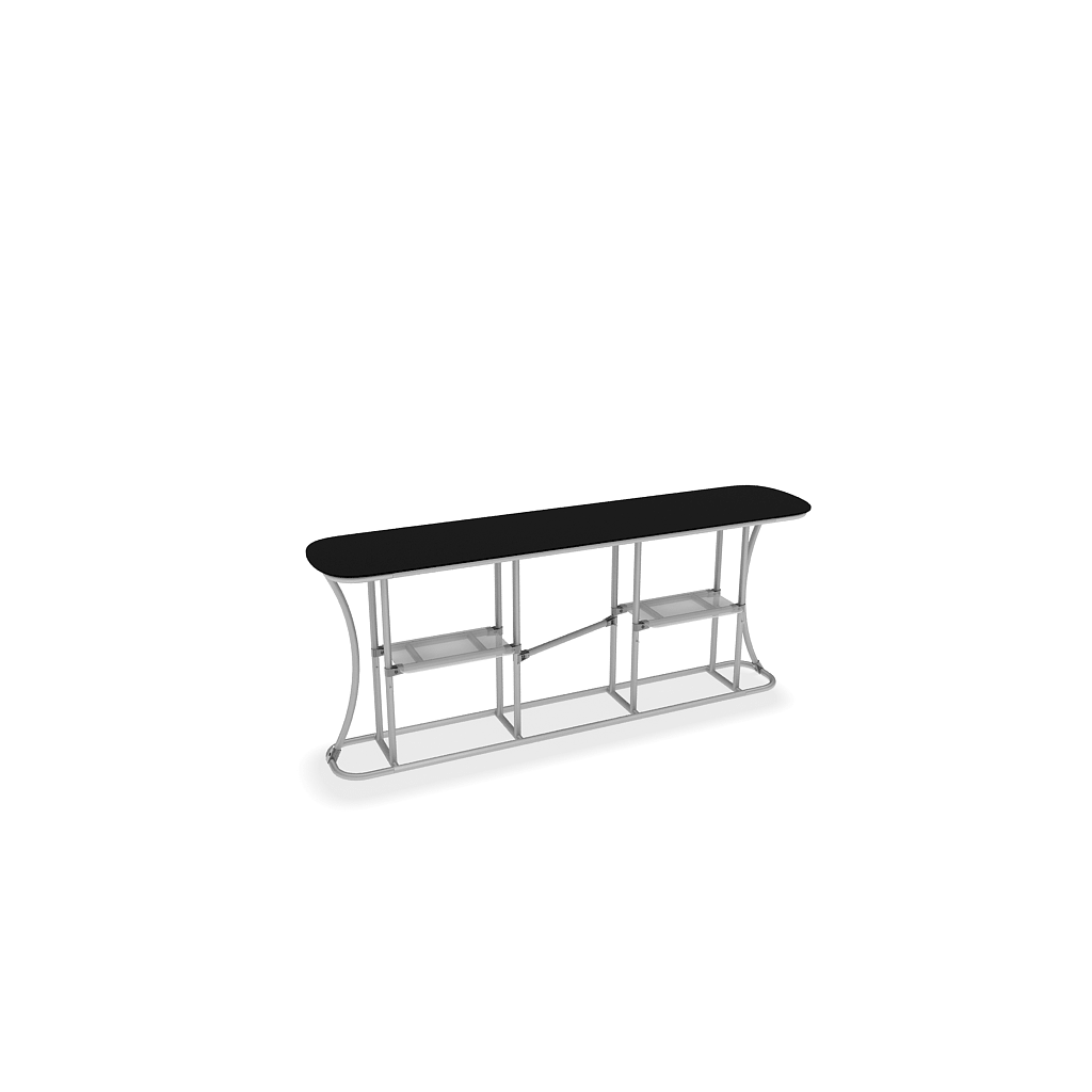 Effortless Exhibition: Portable Trade Show Counters for Easy Setup & Big Impact - 03F