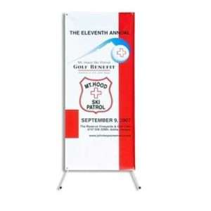 Banners and Stands: Get Noticed Without Breaking the Bank - X Banner stand Model C