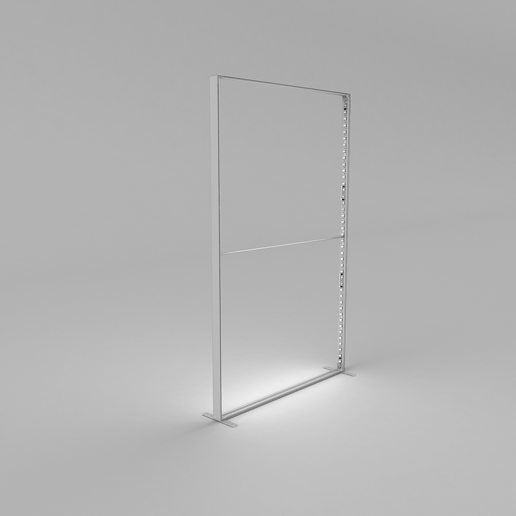 Shine Bright: 4.5' Infinity DNA Pro Backlit Trade Show Displays