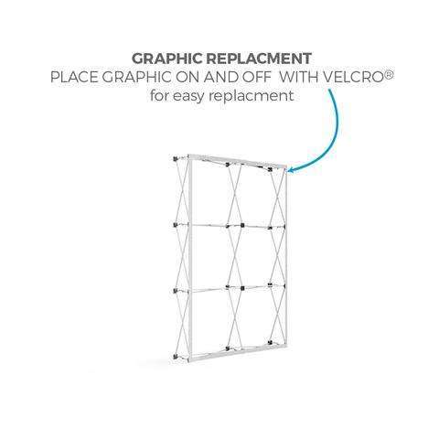 Unveiling the Best Pop Up Displays - One Fabric 5ft pop up Display