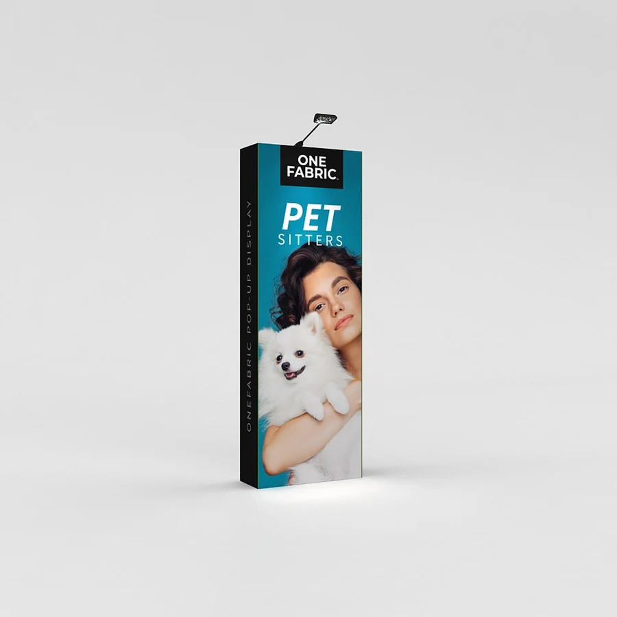 Onefabric 3ft straight display for trade shows