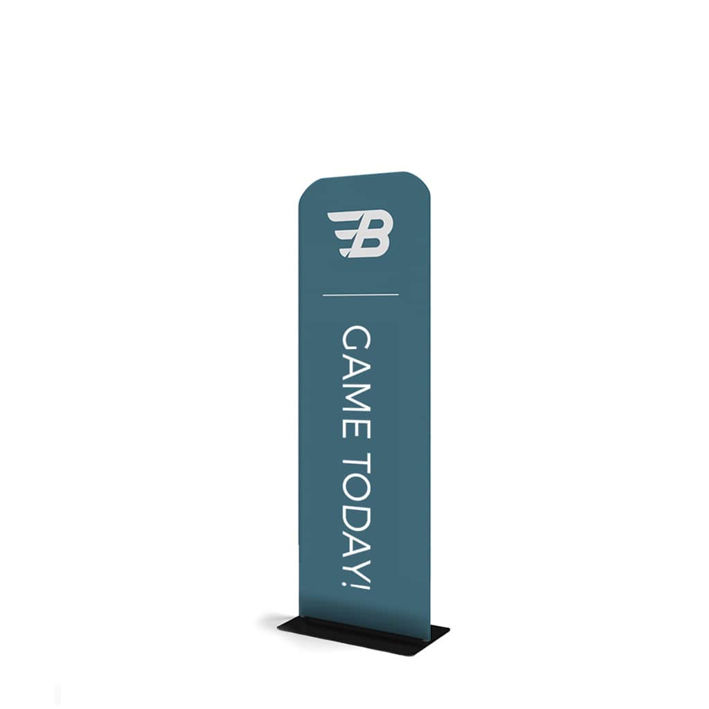 Grab Attention with Ease: Convenient & Portable Standing Banners - 24" Wide Banner Stands