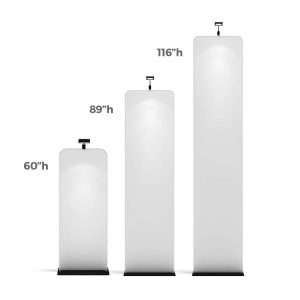 Grab Attention with Ease: Convenient & Portable Standing Banners - 24" Wide Banner Stands