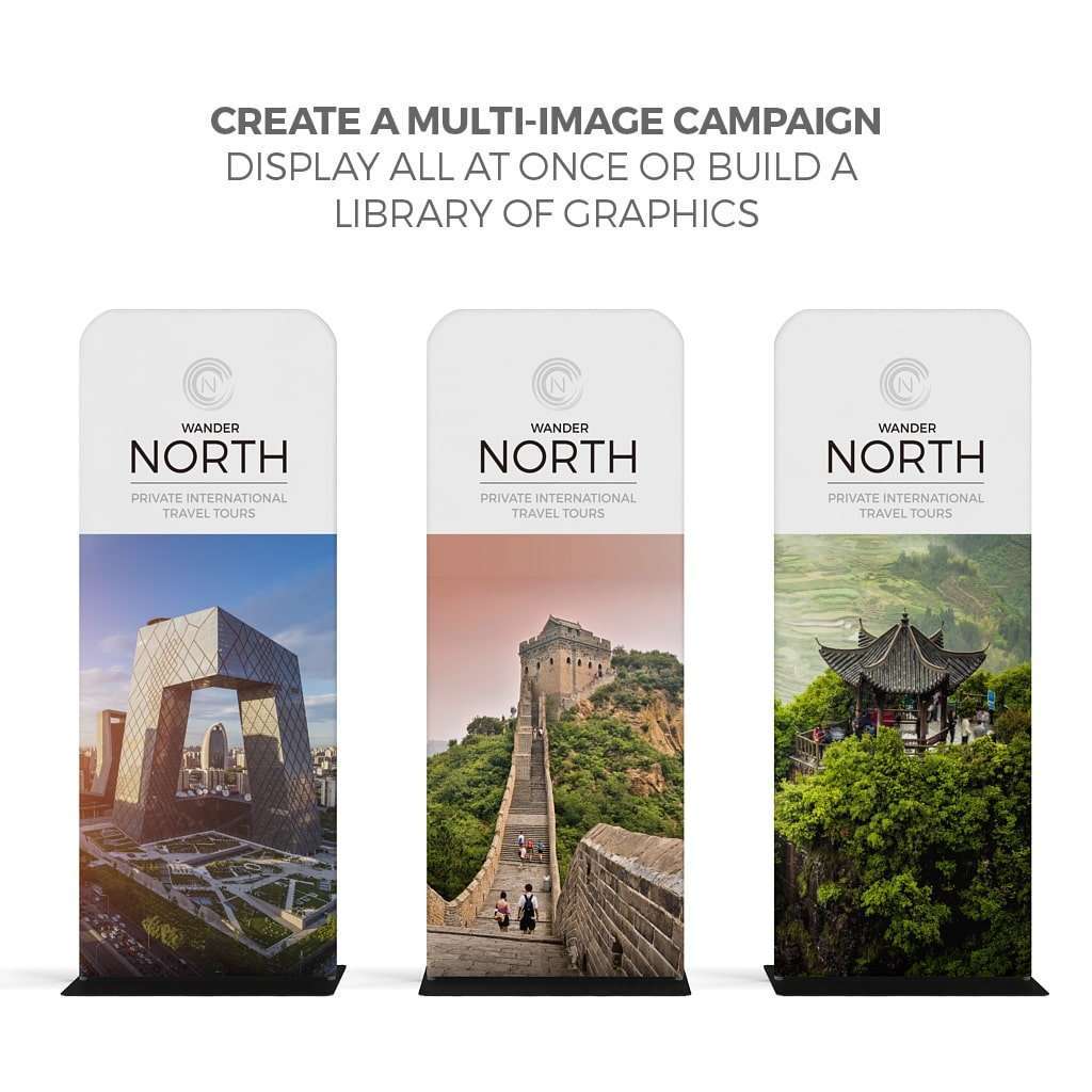 Tension Fabric Banners - The All-Purpose Solution - 36" Wide Banner Stands