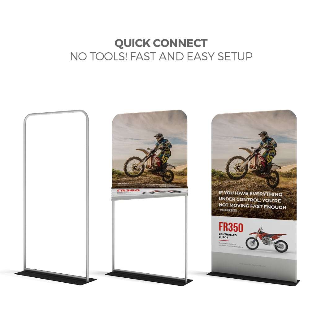 Impact, Easy Setup: The Power of Waveline Banner Stands - 48" Wide Displays