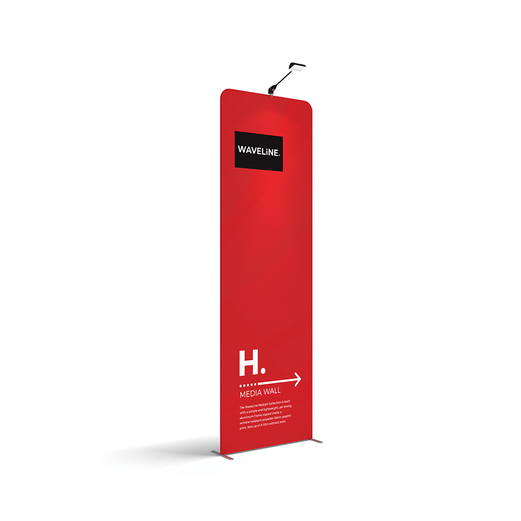 Effortless Impact: WaveLine® Media Portable Display Walls