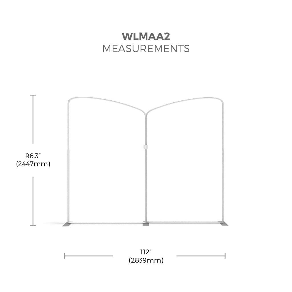 Tension Fabric Trade Show Display WLMAA2-KG-02