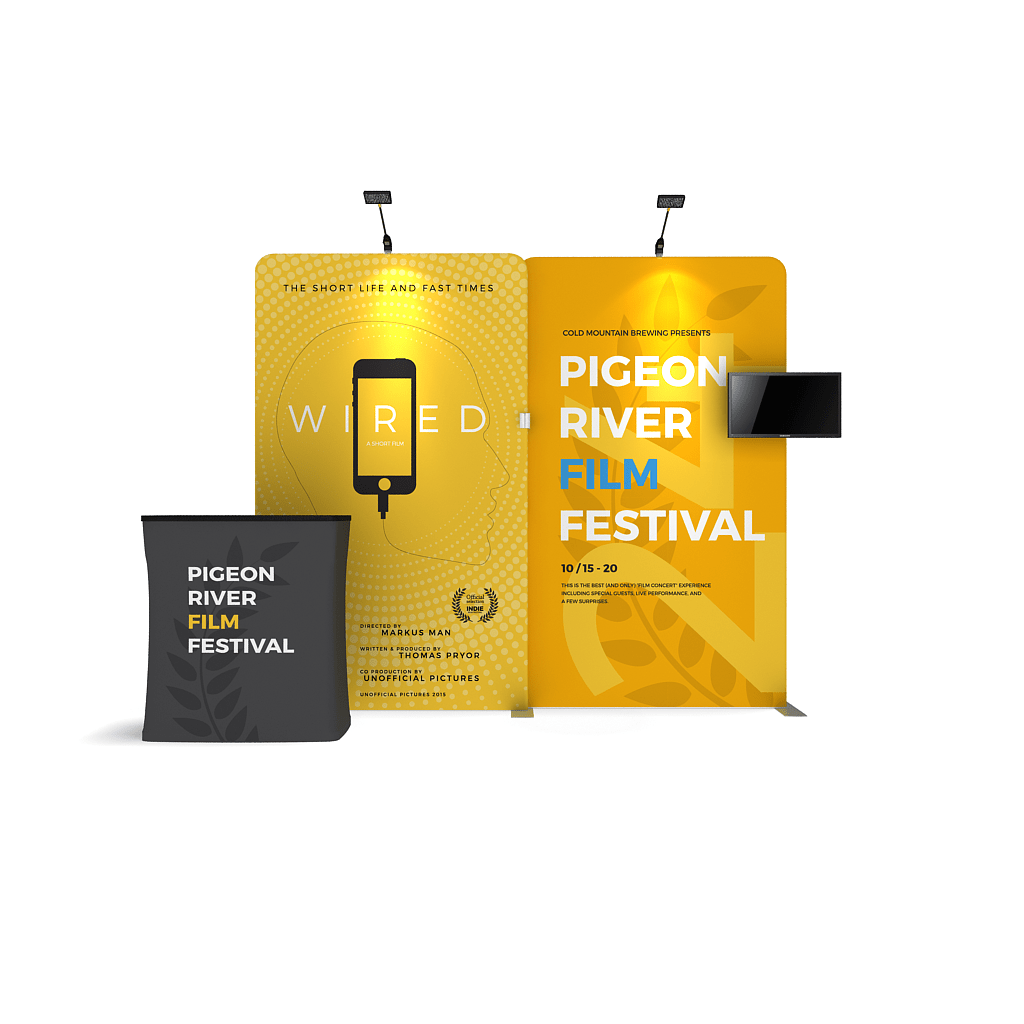 Big Impact, Compact Design: Portable Trade Show Booths WaveLine WLMKK-KG-02
