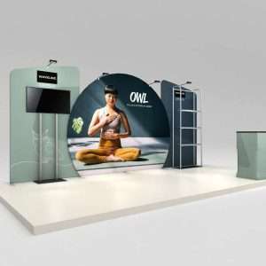 10x20 tension fabric display system