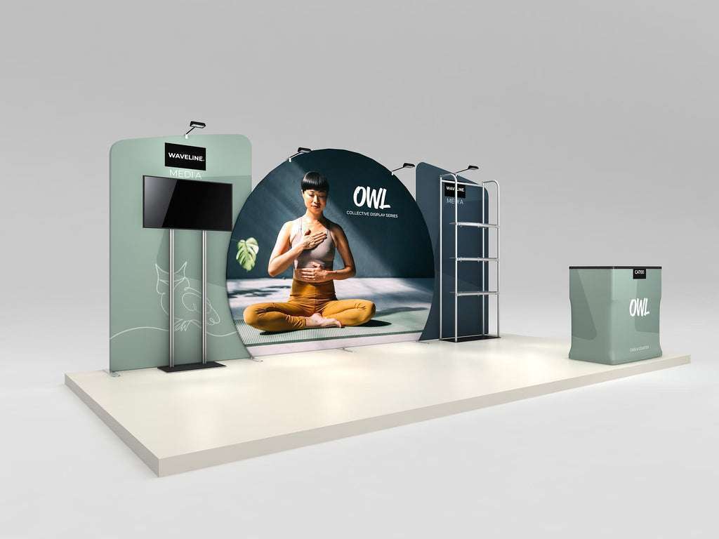 10x20 tension fabric display system