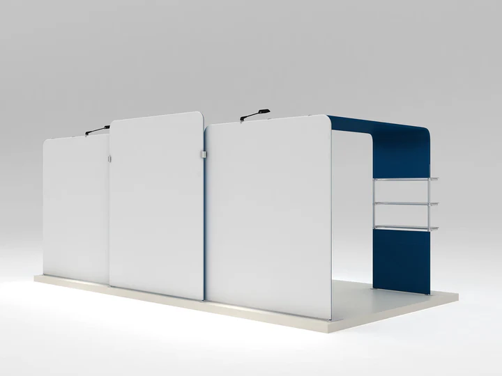Makitso Seagull 10x20 Trade Show Display Kit with Product Shelving Towers - Image 2